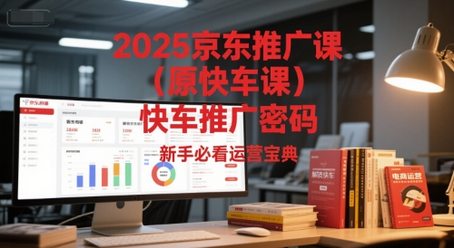 2025京东推广课（原快车课）解锁京东快车推广密码，新手必看运营宝典-秀人资源网