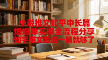 小说推文知乎中长篇爆单实操全流程分享，知乎推文看这一篇就够了-秀人资源网