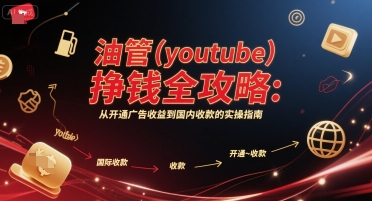 油管(youtube)挣钱全攻略：从开通广告收益到国内收款的实操指南-秀人资源网