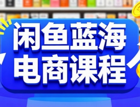 闲鱼蓝海电商课程，手把手助你快速上手，轻松实现闲鱼稳定盈利-整合资源网