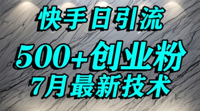 创业粉怎么打？快手精准引流创业粉，宝妈群体日进500+精准流量-整合资源网