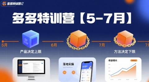 多多特训营【5-7月】产品决定上限，方法决定下限，各种玩法技巧落地实操-整合资源网