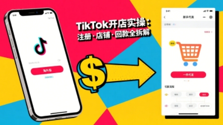 TikTok从开店到投流的进阶课，从基础实操到高阶技巧一网打尽-整合资源网